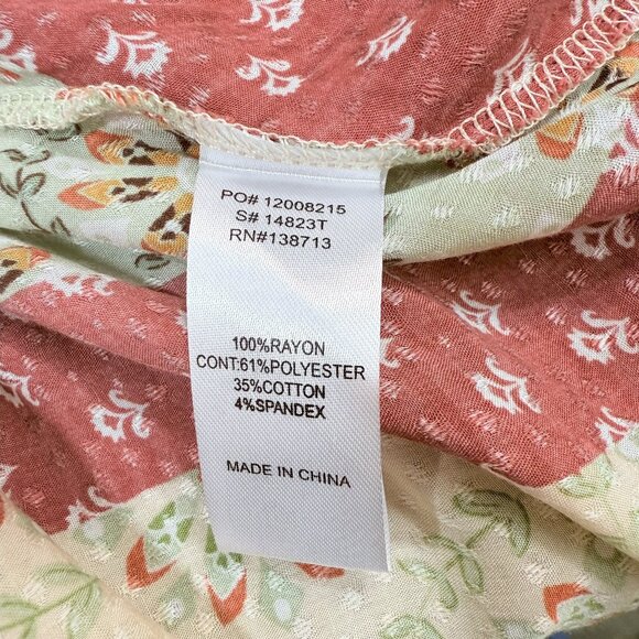 NWOT, Never Worn, DOE & RAE, Multi Color Design, Tank Top, Size M - Picture 5 of 6